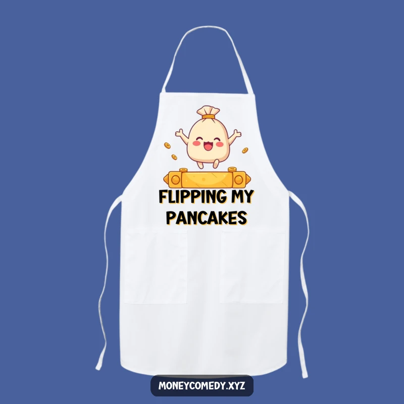 Funny Leaping Coin Apron: Cook Up Success with Humor, A Great Funny Gift
